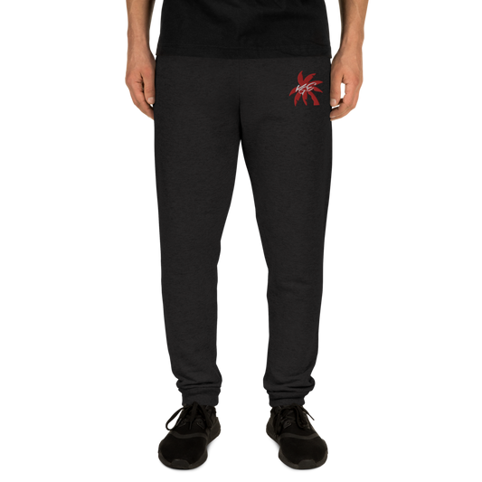 KGE Unlid Palm Paradise Red Embroidery - Joggers